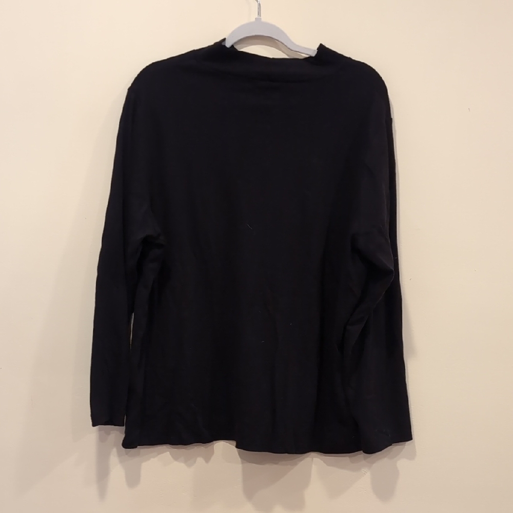 Croft & Barrow Black Long Sleeve Tee